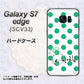 au ギャラクシーS7エッジ SCV33 高画質仕上げ 背面印刷 ハードケース【OE814 5月エメラルド】