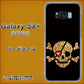 au ギャラクシー S8 プラス SCV35 高画質仕上げ 背面印刷 ハードケース【1082 海賊ドクロ】