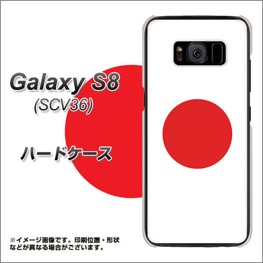 au ギャラクシー S8 SCV36 高画質仕上げ 背面印刷 ハードケース【681 日本】
