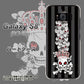 au ギャラクシー S8 SCV36 高画質仕上げ 背面印刷 ハードケース【AG802 苺骸骨王冠蔦（黒）】