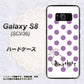au ギャラクシー S8 SCV36 高画質仕上げ 背面印刷 ハードケース【OE811 2月アメジスト】