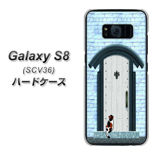 au ギャラクシー S8 SCV36 高画質仕上げ 背面印刷 ハードケース【YA951 石ドア01】