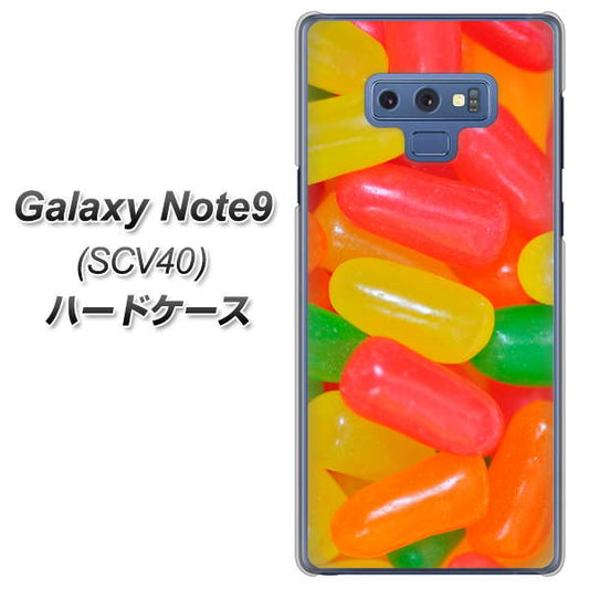 au ギャラクシー ノート9 SCV40 高画質仕上げ 背面印刷 ハードケース【449 ジェリービーンズ】