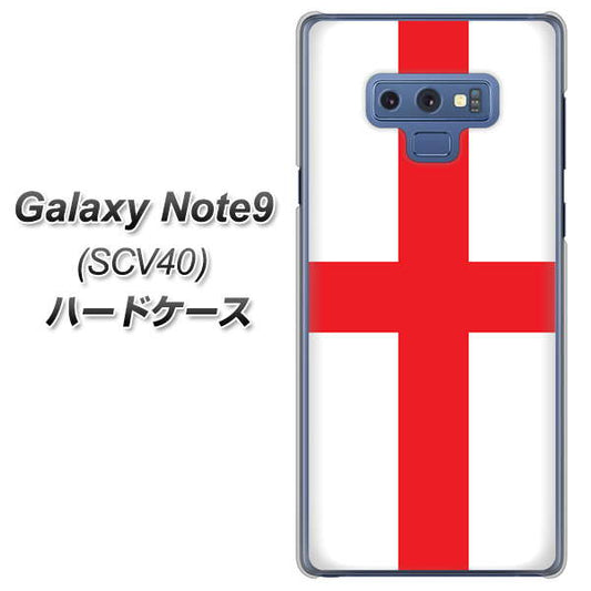 au ギャラクシー ノート9 SCV40 高画質仕上げ 背面印刷 ハードケース【677 イングランド】