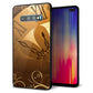 au ギャラクシー S10+ SCV42 強化ガラス＆TPUスマホケース ガラプリ【185 時を刻む針】
