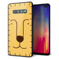 au ギャラクシー S10+ SCV42 強化ガラス＆TPUスマホケース ガラプリ【356 らいおん】