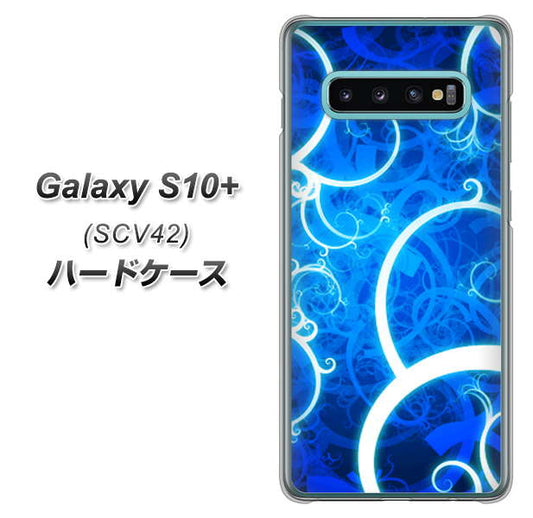 au ギャラクシー S10+ SCV42 高画質仕上げ 背面印刷 ハードケース【EK850 神秘の草】