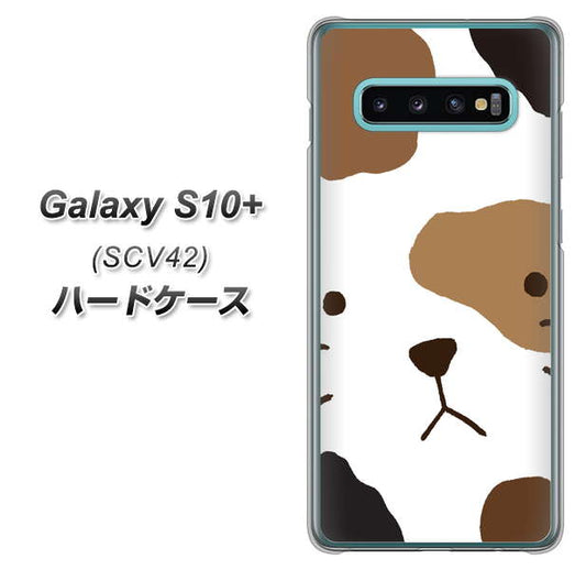 au ギャラクシー S10+ SCV42 高画質仕上げ 背面印刷 ハードケース【IA801 みけ】