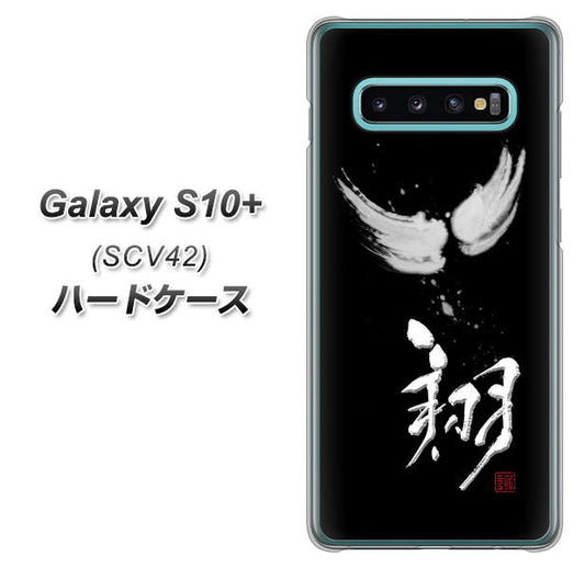 au ギャラクシー S10+ SCV42 高画質仕上げ 背面印刷 ハードケース【OE826 翔】