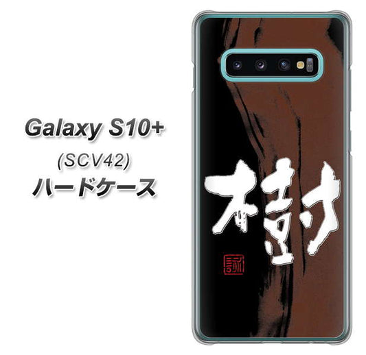 au ギャラクシー S10+ SCV42 高画質仕上げ 背面印刷 ハードケース【OE828 樹】