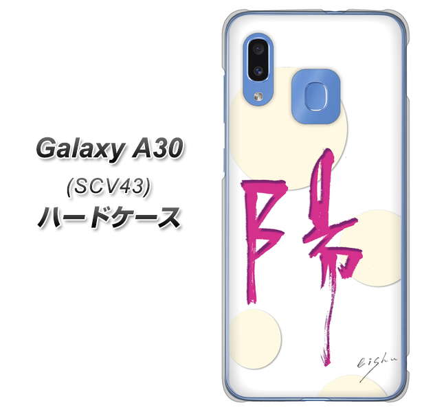 au ギャラクシー A30 SCV43 高画質仕上げ 背面印刷 ハードケース【OE833 陽】