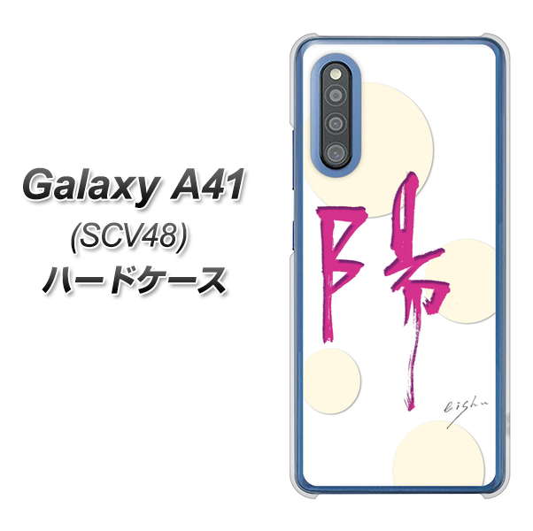 au ギャラクシーA41 SCV48 高画質仕上げ 背面印刷 ハードケース【OE833 陽】
