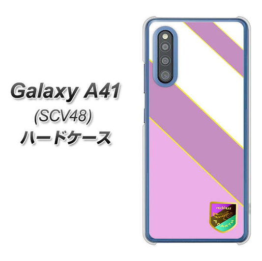 au ギャラクシーA41 SCV48 高画質仕上げ 背面印刷 ハードケース【YC939 アバルト10】