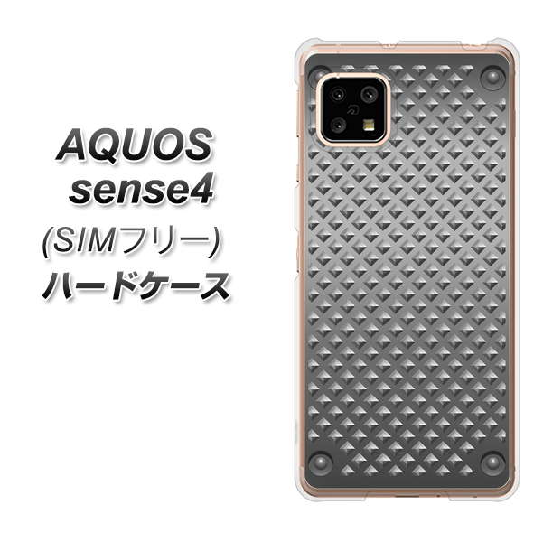 SIMフリー アクオスセンス4 高画質仕上げ 背面印刷 ハードケース【570 スタックボード】