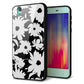 docomo アクオス センス SH-01K 強化ガラス＆TPUスマホケース ガラプリ【SC915 花柄モノトーン 04】