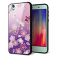 au アクオス センス SHV40 強化ガラス＆TPUスマホケース ガラプリ【YJ324 和柄 桜 もみじ】