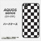 docomo アクオス センス SH-01K 高画質仕上げ 背面印刷 ハードケース【151 フラッグチェック】