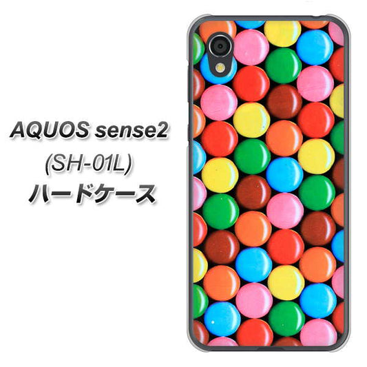 docomo アクオスセンス2 SH-01L 高画質仕上げ 背面印刷 ハードケース【448 マーブルチョコ】