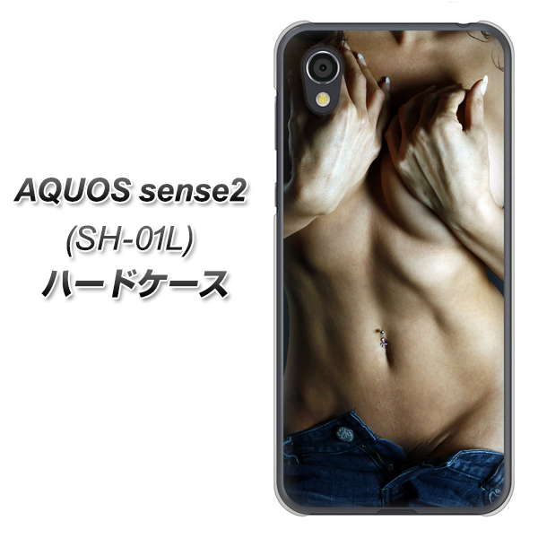 docomo アクオスセンス2 SH-01L 高画質仕上げ 背面印刷 ハードケース【602 ボディライン】