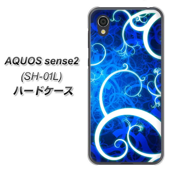 docomo アクオスセンス2 SH-01L 高画質仕上げ 背面印刷 ハードケース【EK850 神秘の草】
