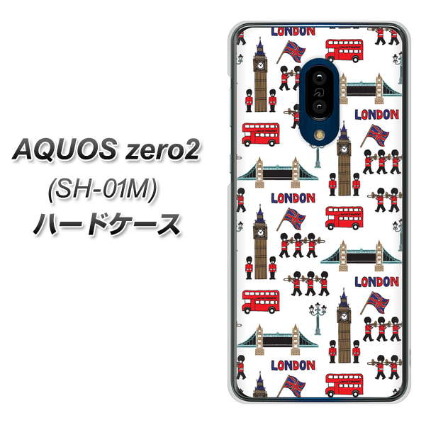 docomo アクオスゼロ2 SH-01M 高画質仕上げ 背面印刷 ハードケース【EK811 ロンドンの街】