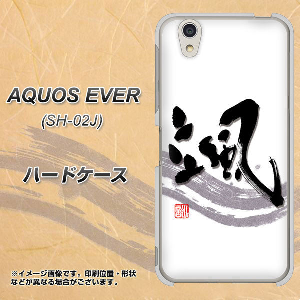 docomo アクオスエバー SH-02J 高画質仕上げ 背面印刷 ハードケース【OE827 颯】