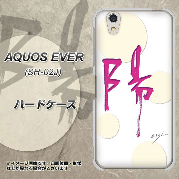 docomo アクオスエバー SH-02J 高画質仕上げ 背面印刷 ハードケース【OE833 陽】