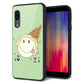docomo アクオス センス3 SH-02M 強化ガラス＆TPUスマホケース ガラプリ【MA902 アイスクリーム】