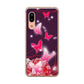 AQUOS sense3 SH-02M docomo 高画質仕上げ 背面印刷 ハードケース バタフライ