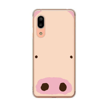 AQUOS sense3 SH-02M docomo 高画質仕上げ 背面印刷 ハードケース ドアップアニマル