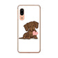 AQUOS sense3 SH-02M docomo 高画質仕上げ 背面印刷 ハードケース 【394 I love ダックス】