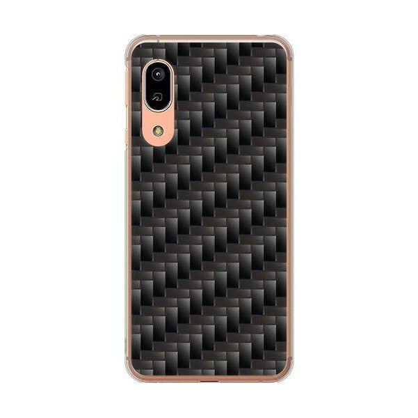 AQUOS sense3 SH-02M docomo 高画質仕上げ 背面印刷 ハードケース 【461 カーボン】