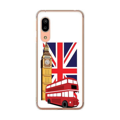 AQUOS sense3 SH-02M docomo 高画質仕上げ 背面印刷 ハードケース イギリスの風景