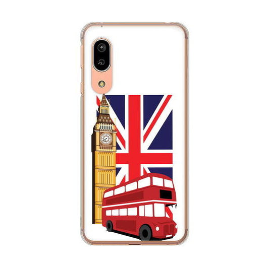 AQUOS sense3 SH-02M docomo 高画質仕上げ 背面印刷 ハードケース イギリスの風景