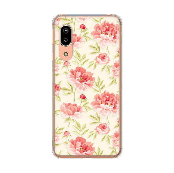 AQUOS sense3 SH-02M docomo 高画質仕上げ 背面印刷 ハードケース 北欧の小花