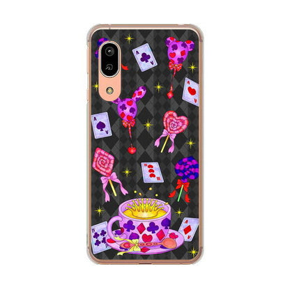 AQUOS sense3 SH-02M docomo 高画質仕上げ 背面印刷 ハードケース むかいあぐる トランプティー