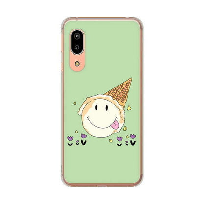AQUOS sense3 SH-02M docomo 高画質仕上げ 背面印刷 ハードケース スイーツイラスト