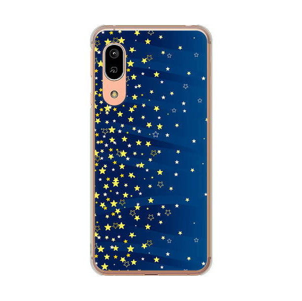 AQUOS sense3 SH-02M docomo 高画質仕上げ 背面印刷 ハードケース 【VA842 満天の星空】