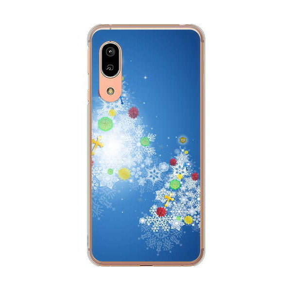 AQUOS sense3 SH-02M docomo 高画質仕上げ 背面印刷 ハードケース クリスマス