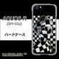 docomo アクオスR SH-03J 高画質仕上げ 背面印刷 ハードケース【357 bk&wh】
