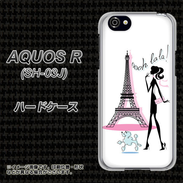 docomo アクオスR SH-03J 高画質仕上げ 背面印刷 ハードケース【377 エレガント】