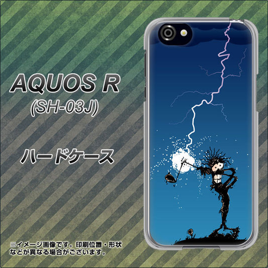 docomo アクオスR SH-03J 高画質仕上げ 背面印刷 ハードケース【417 ゴルファーの苦難】