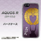 docomo アクオスR SH-03J 高画質仕上げ 背面印刷 ハードケース【AB818 石田三成 シルエットと家紋】