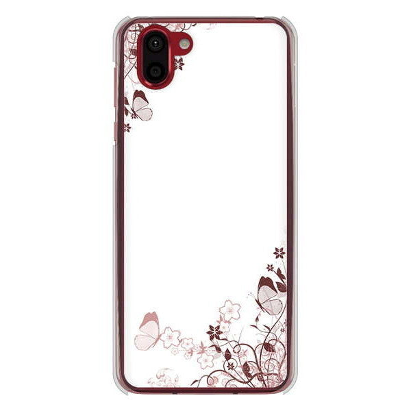 AQUOS R2 SH-03K docomo 高画質仕上げ 背面印刷 ハードケース バタフライ