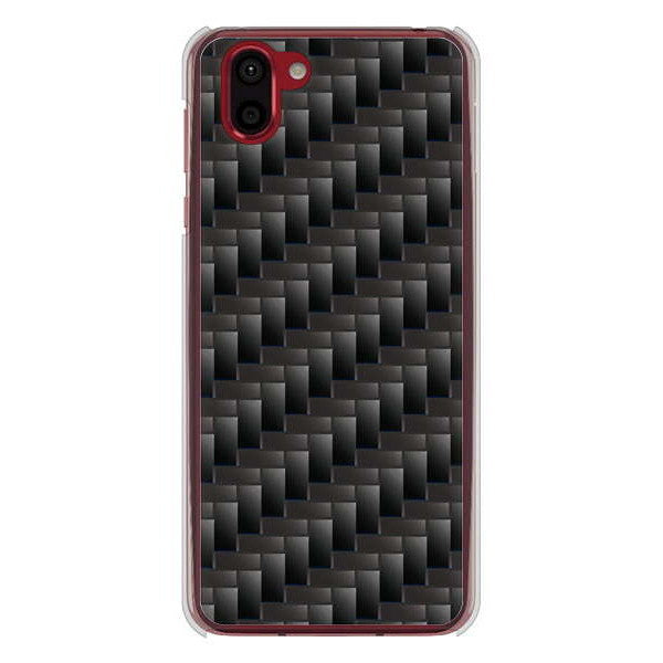 AQUOS R2 SH-03K docomo 高画質仕上げ 背面印刷 ハードケース 【461 カーボン】