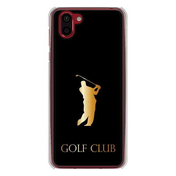 AQUOS R2 SH-03K docomo 高画質仕上げ 背面印刷 ハードケース 【610 GOLFCLUB】