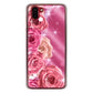 AQUOS R2 SH-03K docomo 高画質仕上げ 背面印刷 ハードケース 【1182 ピンクの薔薇に誘われて】