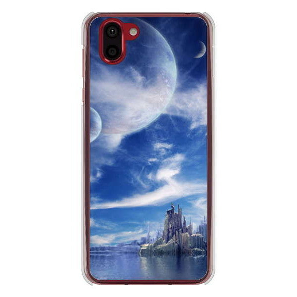 AQUOS R2 SH-03K docomo 高画質仕上げ 背面印刷 ハードケース 【1270 広がる宇宙】