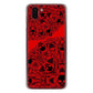 AQUOS R2 SH-03K docomo 高画質仕上げ 背面印刷 ハードケース むかいあぐる 苺骸骨曼荼羅