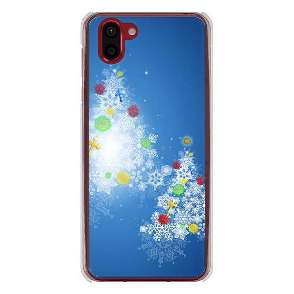 AQUOS R2 SH-03K docomo 高画質仕上げ 背面印刷 ハードケース クリスマス